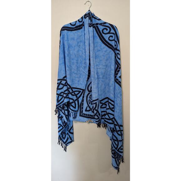 Nefertiti Collection Multicolor Beautiful Women's Scarf/Cover up - Picture 1 of 3